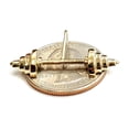 thumbnail image 5 of New 14k Yellow Gold Dumbbell weight lifter Pendant charm gift fine jewelry 2.3g, 5 of 12