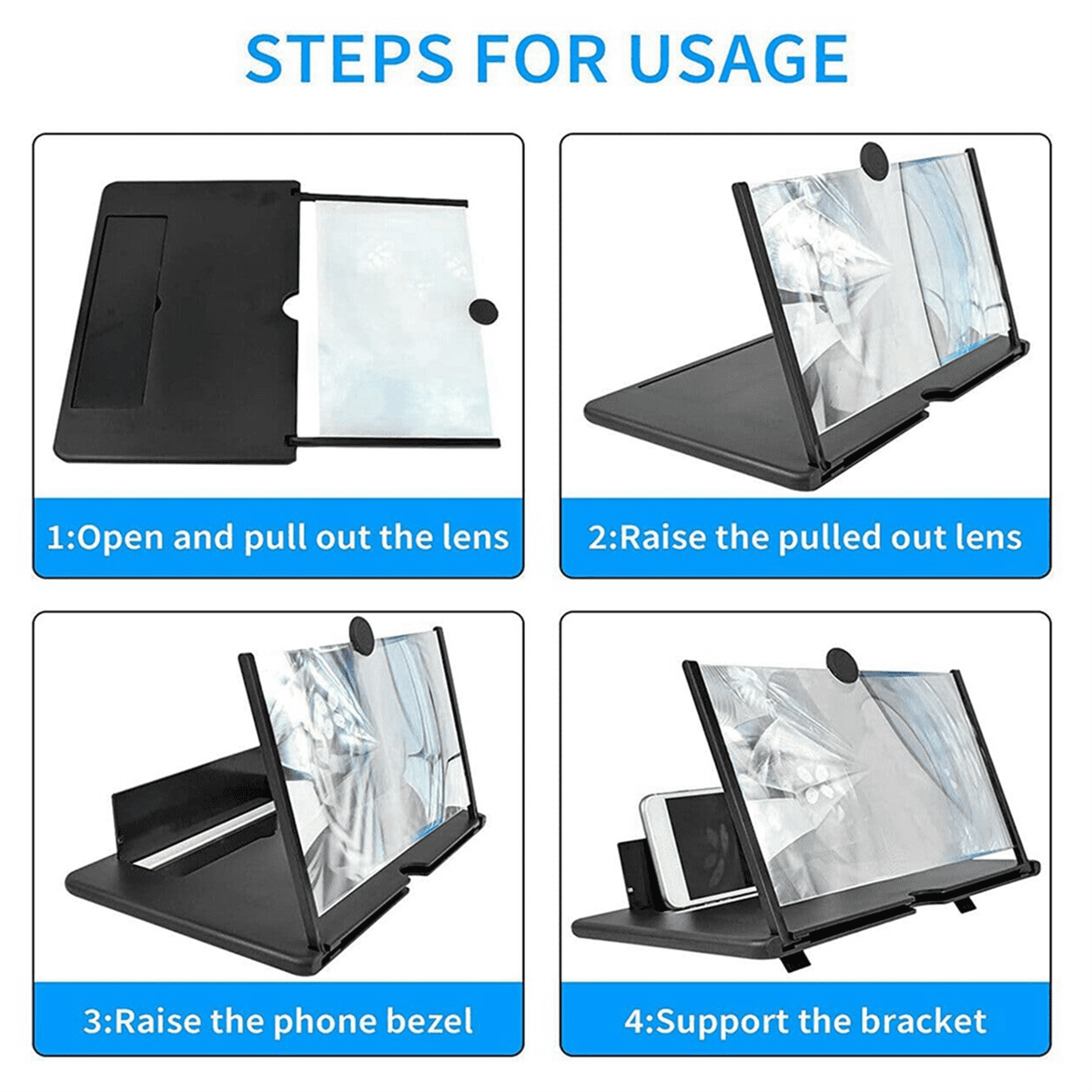 Amplificateur D'écran De Téléphone 3d De 14 Po... – Grandado