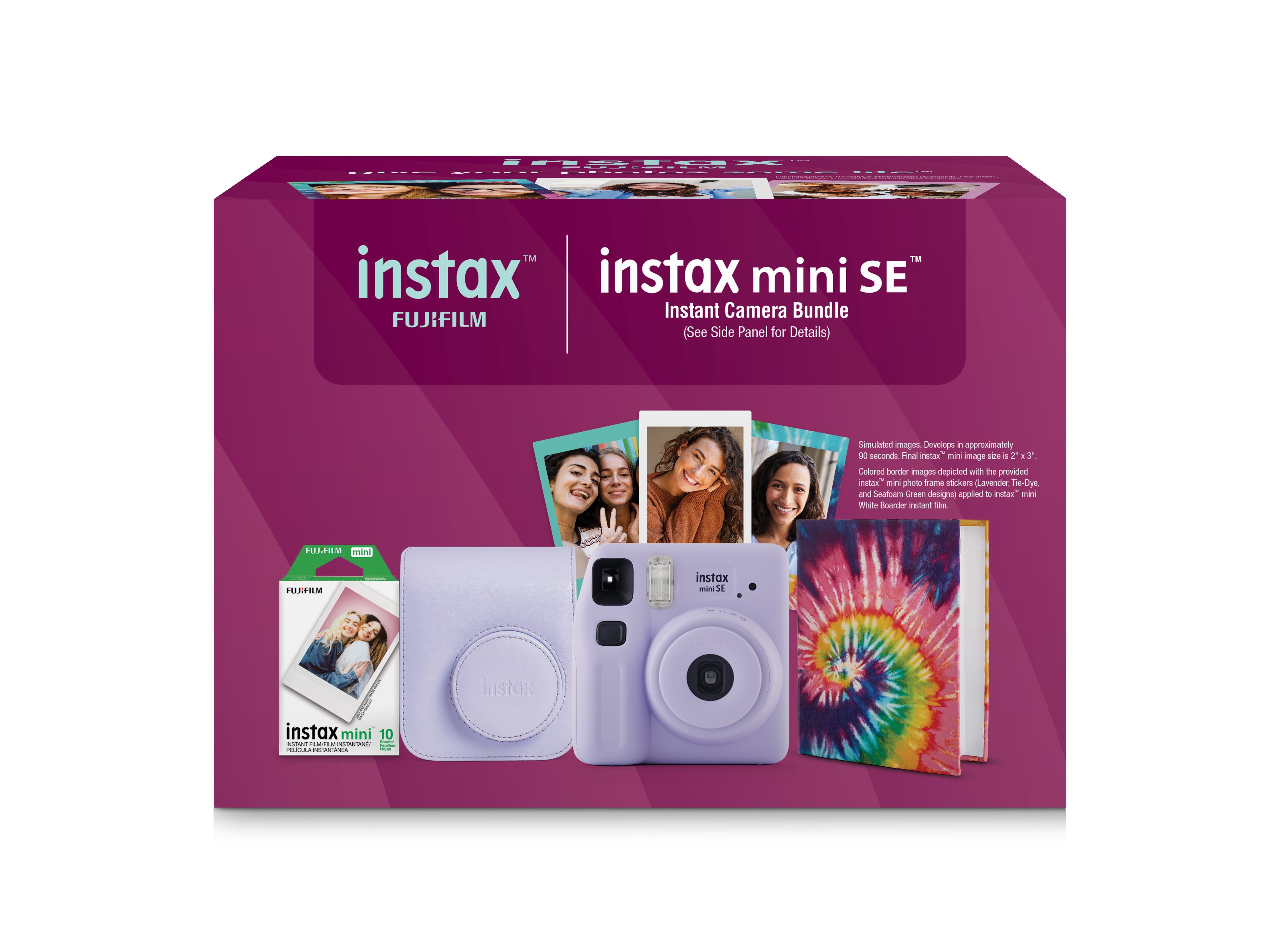 Fujifilm Instax Mini SE Instant Camera Bundle, Lavender photo 7
