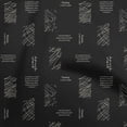 thumbnail image 1 of oneOone Georgette Viscose Black Fabric Abstracts Dress Material Fabric Print Fabric By The Yard 42 Inch Wide, 1 of 6