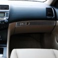 thumbnail image 4 of Real Bright Soft Car Interior Carbon Fiber Sticker Decoration2Pcs Carbon Fiber Glove Box Panel Cover For Honda Accord Sedan 2003-2007Auto Car Protection Interior Accessories, 4 of 8