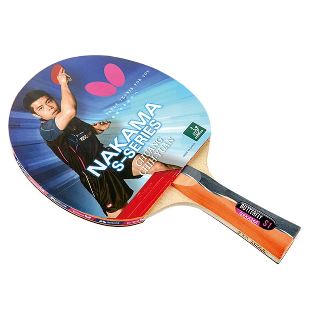 Butterfly Nakama S1 Table Tennis RacketCarbon BladeSriver 1.9 Rubbers