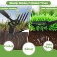 thumbnail image 3 of Garden Hoe, 72 inch Adjustable Handle Stirrup Hoe Garden Tools Cultivator for Weeding, 3 of 9