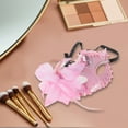 thumbnail image 4 of Unique Bargains Halloween Christmas 1 Pc Lily Princess Half Face Party Mask for Masquerade Party Pink, 4 of 4