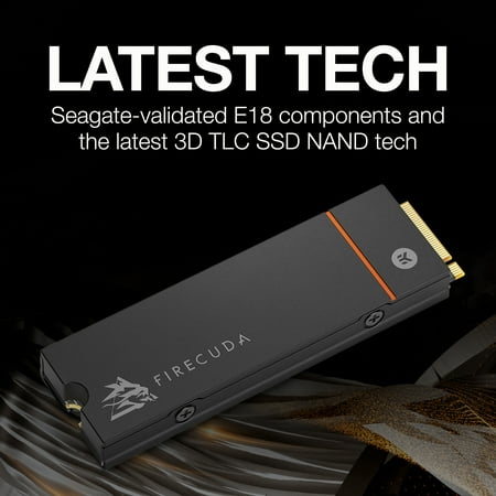 Seagate - FireCuda 530 1TB Internal SSD PCIe Gen 4 x4 NVMe with Heatsink for PS5