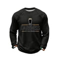 thumbnail image 2 of Men's Hello Darkness My Old Friend Long Sleeve Crew Neck Graphic Sweatshirt, 2 of 5