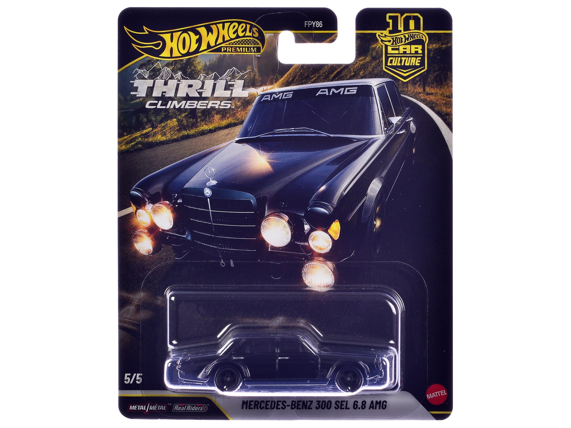 "Thrill Climbers" 5 piece Set "Car Culture 10th Anniversary" 2025 Series Q Diecast Model Cars by Hot Wheels