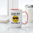 thumbnail image 4 of CafePress - World's Best Daughter In Law Humor Large Mug - 15 oz Ceramic Large White Novelty Mug, 4 of 4