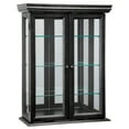 thumbnail image 2 of Design Toscano Country Tuscan Hardwood Wall Curio Cabinet: Ebony Black Finish, 2 of 5