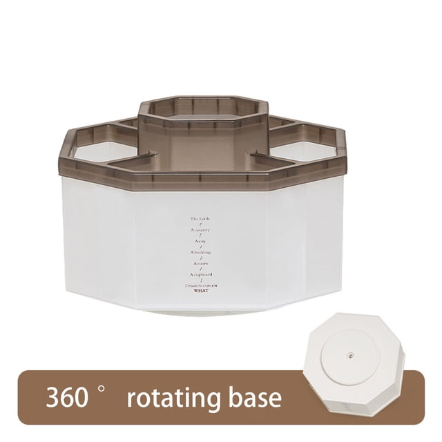 Sentmoon Todays Deals Clearance Sales Multi-function Large-capacity Desktop Storage Box Student Office Pen Bucket Makeup Brush Rotating, 360-degree Rotating Personalized Pen Deals of the Day Clearanc