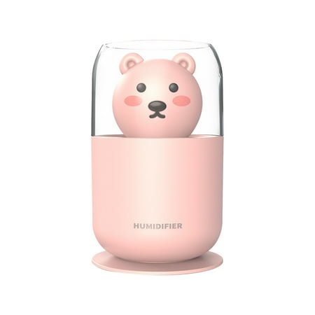 

Jmntiy Humidifier Mini Portable Desktop Air Atomizing Humidifier Moisturizing Silent Clearance