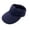 Navy, variant on Women's UPF 50 UV Protection Sun Visor Hat, Wide Brim Lightweight Foldable Ponytail Cap Hats for Women Summer