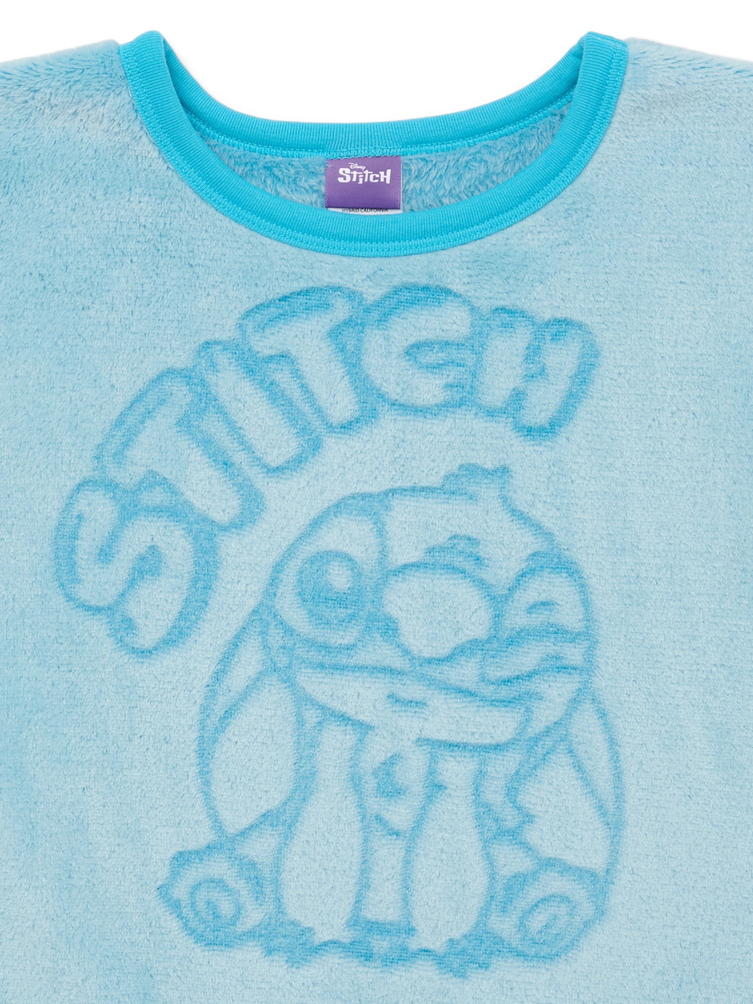 Disney Stitch Girls Woobie Pullover Sweater, Sizes 4-16