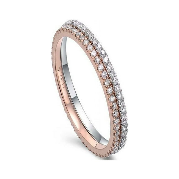 2 Carats Diamond Eternity Wedding Bands