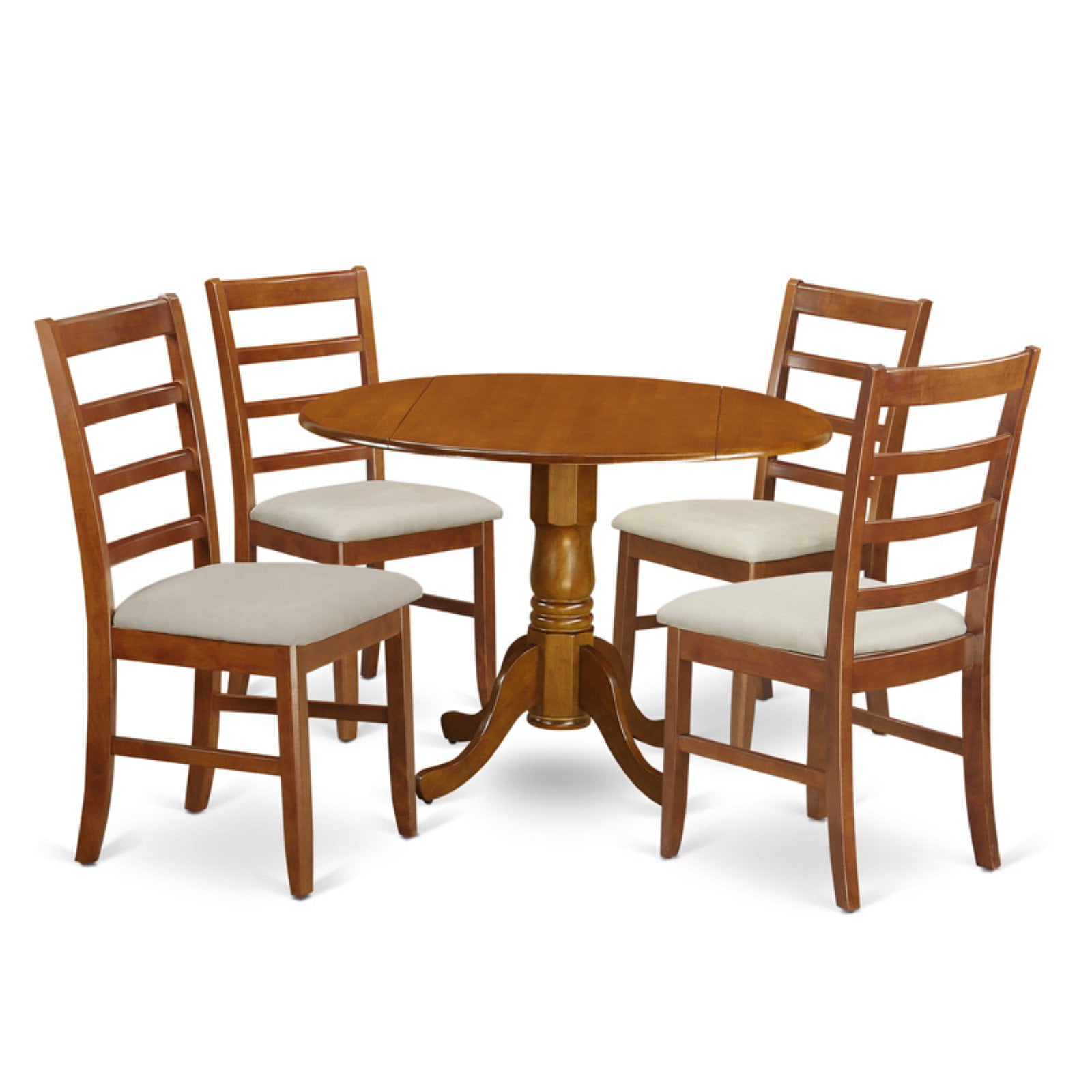 East West Furniture 5 Piece Shaker Drop Leaf Dining Table Set
