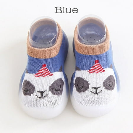 

Kids Baby Girls Boys Toddler Anti-Slip Slippers Socks Cotton Shoes Winter Warm