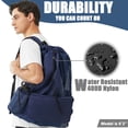 thumbnail image 2 of Swim Bag for Swimmers Mesh Beach Bag Backpack Dark Blue, 2 of 8