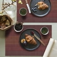 thumbnail image 5 of Halloween Christmas Red Placemats Kitchen Table Mats Washable Placemats Crossweave Woven Vinyl Placemat for Dining Table Decoration, 5 of 7