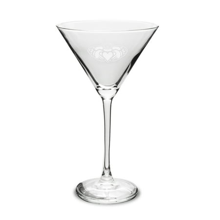 - Claddagh Ring Logo 10 oz Classic Martini Glass