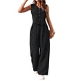 thumbnail image 1 of Conjuntos de 2 Piezas para Mujer: Chaleco de , Conjuntos Casuales Elegantes, Pantalones de Pierna , Trajes. Negro L, 1 of 7