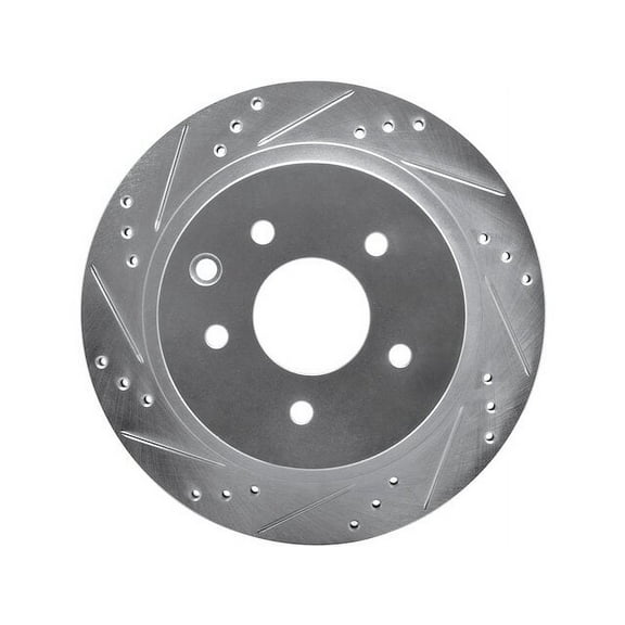 Rear Left Brake Rotor - Compatible with 2008 - 2020 Nissan Rogue 2009 2010 2011 2012 2013 2014 2015 2016 2017 2018 2019