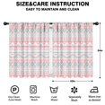 thumbnail image 2 of Blackout Kids Curtains,Pink Geometric Striped Pattern Childrens Insulated Curtains Set Of 2,Bedroom Essentials,Toddler Room Decor 42x54in(106x137cm), 2 of 5