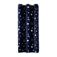 thumbnail image 1 of Tauxra Rideaux d'Extérieur à Motif d'Étoiles 52x63 Po Polyester Noir Rideaux Multicolores pour Chambre Salon Déco, 1 of 7