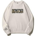 thumbnail image 6 of Personalized Embroidered Dispatcher 911 Sweatshirt, Pulse Dispatch Embroider Hoodie, Thin Gold Line 911 (Green, L), 6 of 9