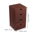 thumbnail image 2 of COMPUKAS 51Pcs Home Drawer Box Simple Wooden Design for Colleagues 33.0x18.0x18.0in, 2 of 8