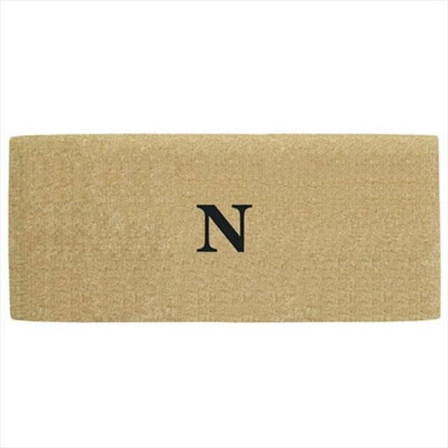 Nedia Home O2131O Résistant Natte de Coco -30 Po x 48 Po Sans Bordure- Monogramme O