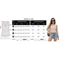 thumbnail image 4 of Merokeety womens 2026 summer striped v neck sleeveless button down casual tank top grey l, 4 of 5