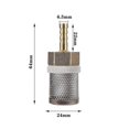 thumbnail image 1 of 2-Piece 1/2 Inch Brass Strainer with 6-19mm Hose Filters Garden Irrigation Filtering Net Sprayer Pump and 304 Stainless Steel Mesh, 1 of 5