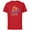 Red, variant on R2-D2 Droid In the Clouds - Short Sleeve Cotton T-Shirt for Adults - Customized-Navy