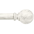 thumbnail image 1 of Barra para Cortina Zeerobee 32-72" Resistente Blanca con Diseño de Hoja, 1 of 9