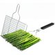 thumbnail image 5 of Cesta plegable para parrilla, cesta portátil para barbacoa de acero inoxidable, con asa extraíble, ya sea en casa o al aire libre., 5 of 5