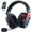 Red, variant on 2.4GHz & Bluetooth Wireless GamingHeadset with Detachable MicrophonePassive Sound Isolation Over-Ear Headphones, 50mm Drivers Memory Foam Earpads for PS5 PS4 PC Nintendo Switch, CE FCC RoHS Certified