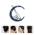 thumbnail image 4 of Fashionable Decorative Hair Clip for Women with Rhinestone Design Made of Metal Multi, 4 of 9