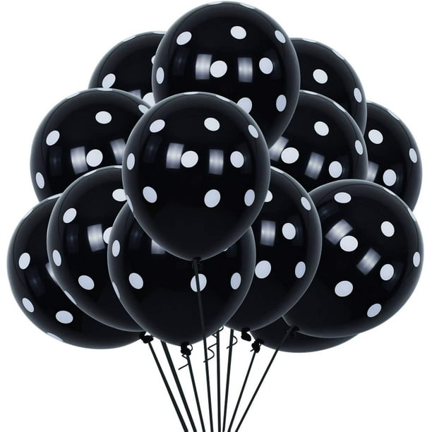 50 PCS Ballons 12 Lumineux à LED Blanc Pur pour décoration de