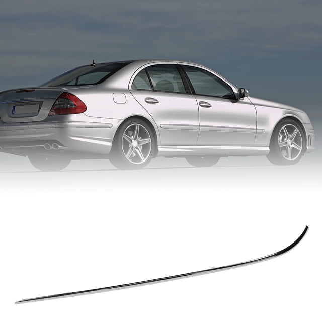 Rear Bumper Chrome Trim Sturdy Construction Rear Bumper Side Molding Strip Replacement for Class W211 2007–2009Left Right Bumper Cover Molding Front Lower Bumper Trim Driver And