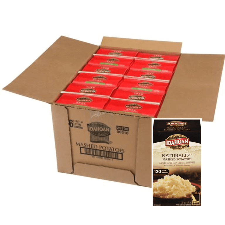 IDAHOAN Low Sodium Dairy Free Naturally Mashed Potatoes 4.69