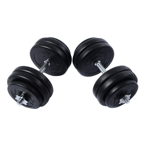 Costway New Weight Dumbbell Set 66 LB Adjustable Cap Gym Barbell Plates Body Workout Walmart