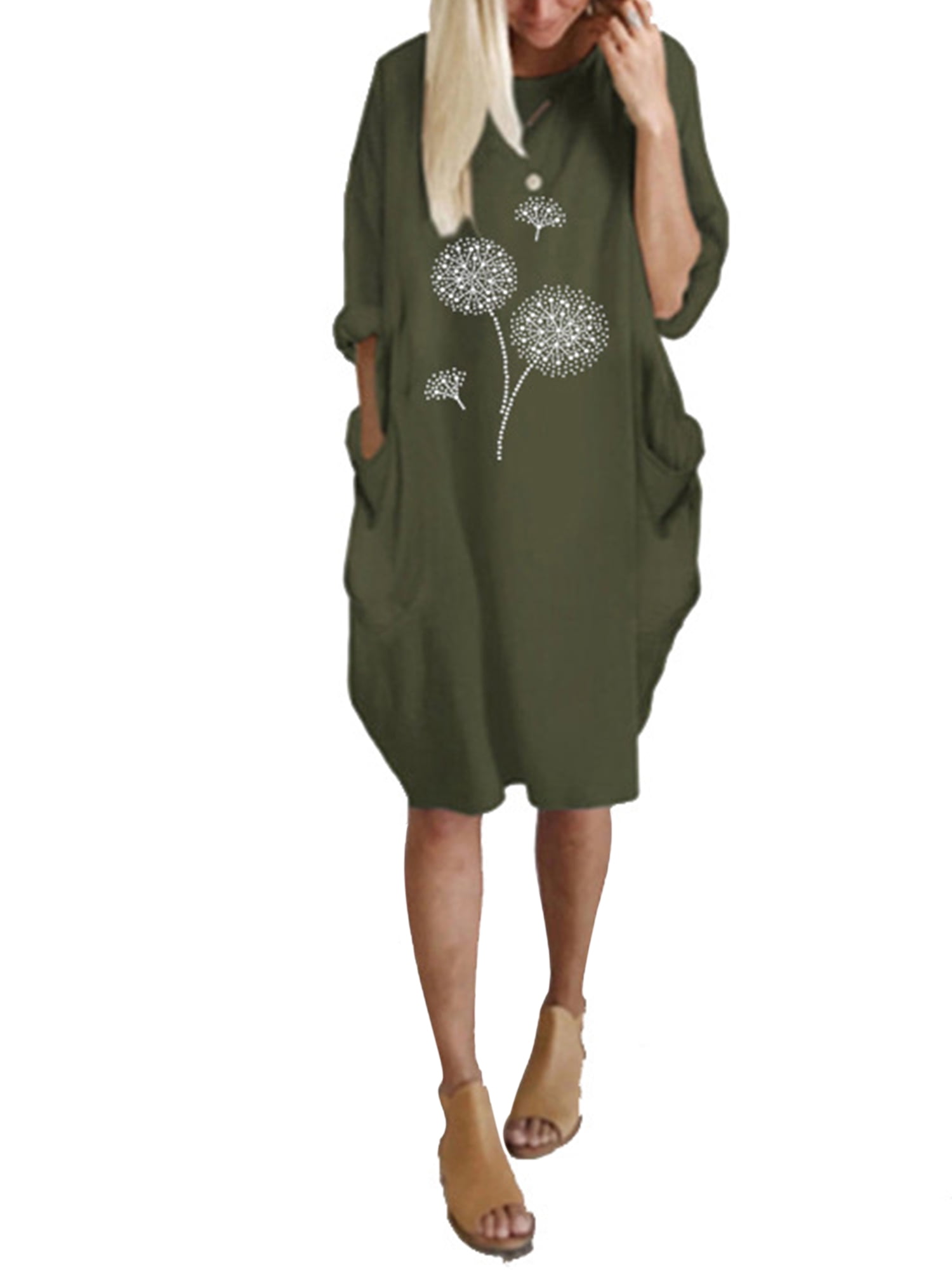 long sleeve baggy dress