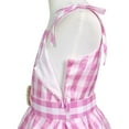 thumbnail image 6 of Girls Barbiiiie Pink Costume Dress Movie Cosplays Outfits Kids Halloween Party Dress Up, 6 of 8
