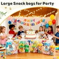 thumbnail image 3 of YANTONG Cellophane Bags 12"x16", 100 Pack Clear Gift Bags, Bottom Gusset for Stand-Up Display, Medium Plastic Cellophane Gift Wrap, Ideal for Large Goodies, Treats, Favors, Mugs, Includes 100 Ties, 3 of 5