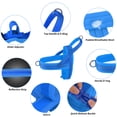 thumbnail image 3 of MASBRILL Reflective Dog Harness No Pull No Choking with Handle, Breathable Mesh Padded Dog Chest Adjustable Dog Harness Blue, 3 of 7