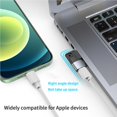 thumbnail image 4 of Sidaley Adaptador USB a tipo c Adaptador USB C de ángulo 5 Gbps USB 3.0 a conector tipo C para computadoras portátiles Teléfonos Teléfono y Comunicación No.2, 4 of 6