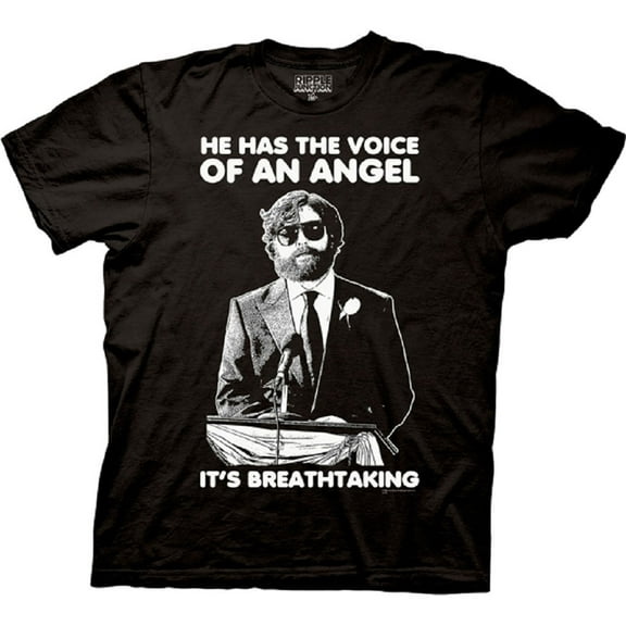 The Hangover He Has Voice of an Angel It's Breathtaking Adult T-shirt