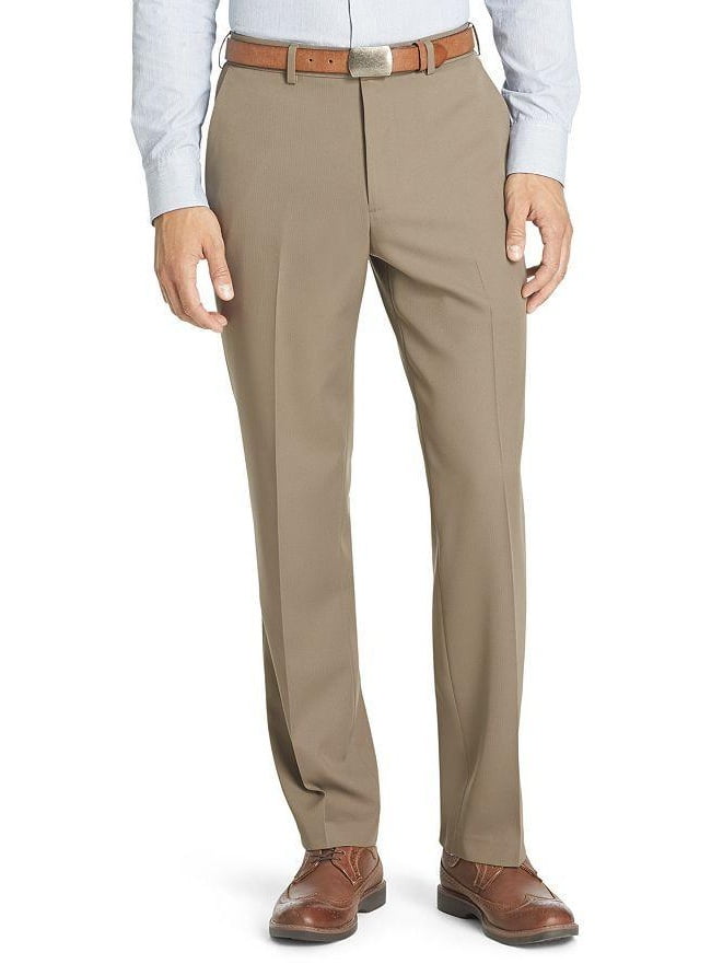 Van Heusen No-Iron Flat-Front Traveler Dress Pants - Walmart.com