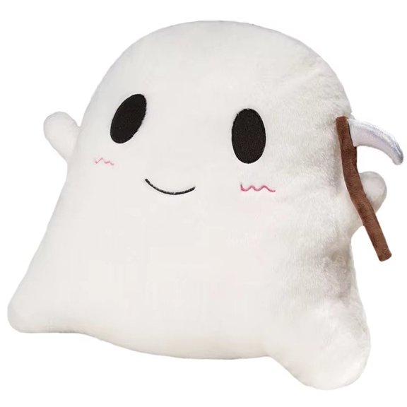Cute Ghost Plush Pillow for Halloween, Home Office Sofa Decoration