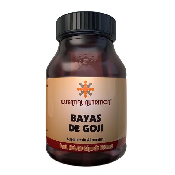 Bayas de Goji Essential Nutrition 50 Cápsulas